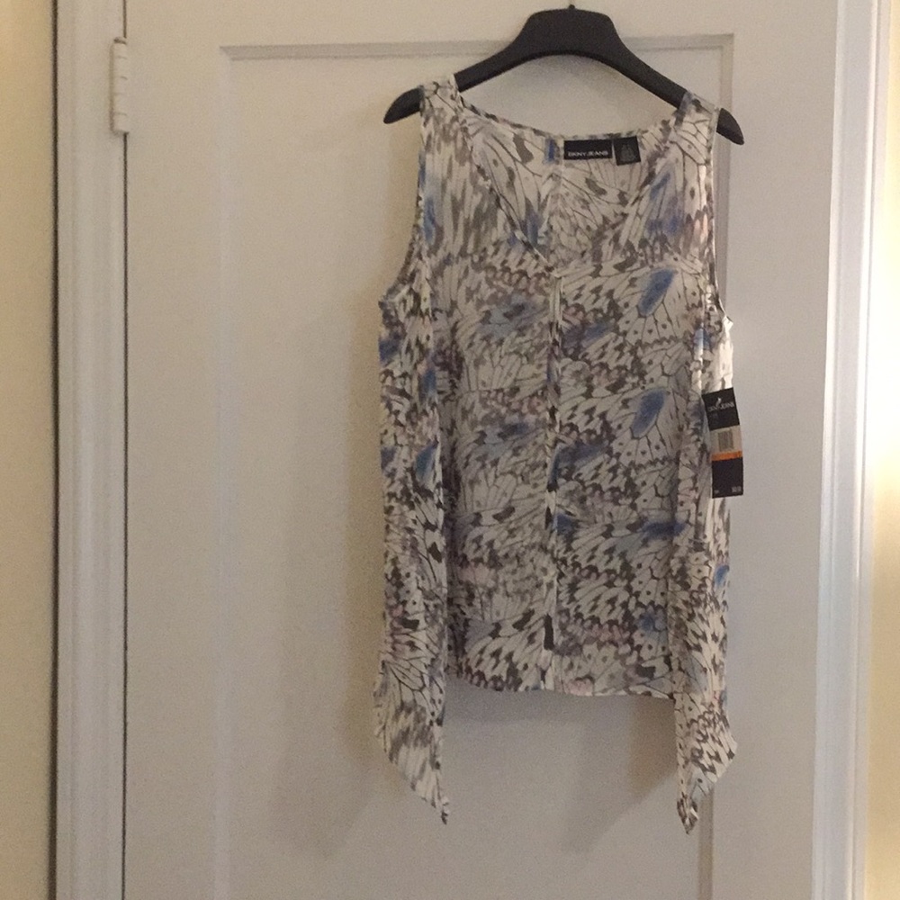 NWT DKNY Jeans sleeveless blouse, small